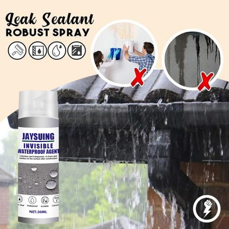 30ml Bathroom Tile Waterproof Coating Mighty Sealant Spray Permeable Invisible Waterproof Agent Leak Trapping Repair For Roof And Exterior Wall Walmart Com Walmart Com