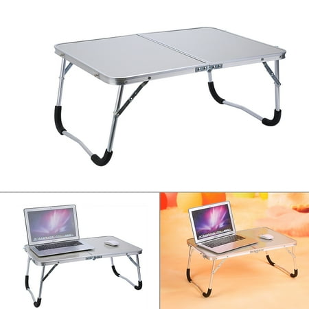 White Bed Tray Table Anauto Portable Ourdoor Picnic Camping Folding Table Laptop Desk Stand PC Notebook Bed Tray (white), Camping Folding Table, Laptop Desk ()