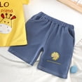 thumbnail image 6 of Akiihool Summer Short Sets Baby Boys Summer Newborn Baby Boy Clothes Romper and Shorts Outfits Set (Yellow,2-3 Years), 6 of 6