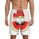thumbnail image 1 of Balery Watermelon Gnome Pantalones cortos de pijama de punto de algodón para hombre con cinturilla y bolsillos-3X-Large, 1 of 6
