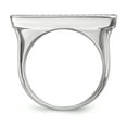 thumbnail image 2 of Sterling Silver Rhodium-plated CZ Ring - Size 6, 2 of 3