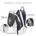 thumbnail image 4 of Large Capacity Tennis Racquet Backpack Women Men Teenagers Badminton Racket, 4 of 8