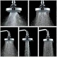 thumbnail image 4 of Round Solar Powered Shower Head, 4 Inch High Pressure Shower Head, Waterfall Shower Head, Anti Limescale Chrome for Bathroom, 4 of 4