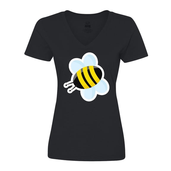Inktastic Bumble Bee Women's V-Neck T-Shirt