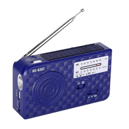 Portable Mini AM FM Radio Speaker MP3 Music Player Support TF Card/USB ...
