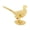 Primary Color, variant on NEXAVKPR Brasses Furniture Handle With Long Tail Pheasant Pattern Traditional Chinese Cabinet Knob for Wardrobes and Cupboards