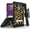 Cheetah Skin, variant on Tri-Shield [ADORABLE ANIMAL SERIES] Rugged Case Metal Kickstand Cover + Belt Clip Holster [CRITTER DESIGN] for AT&T LG Xpression Plus 2 (LM-X420)