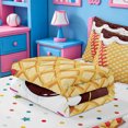 thumbnail image 5 of meiyoeat Abstract Ice Cream Baseball Zipper Full Size Comforter Sets with Fitted Sheet and 2 Pillowcases For Boys,Kids Ball Games Theme Zipper Bedding Set,Polkadot Reversible,4-Piece, 5 of 7