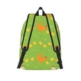 thumbnail image 6 of Travel Laptop Backpack - Cartoon Cute Chicken Green Grass Lightweight Canvas Backpack, Wear Resistant Computer Backpack Bag Fit {sizeName} Laptop for Men Women with Adjustable Padded Shoulder Straps, 6 of 6