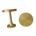 thumbnail image 2 of Esquirla 2 Pieces Curtain Holdbacks Decorative Curtain Holders Wall Mounted, Drapery Tieback Hooks Metal Drape Holder for Office Hotel Gold, 2 of 8