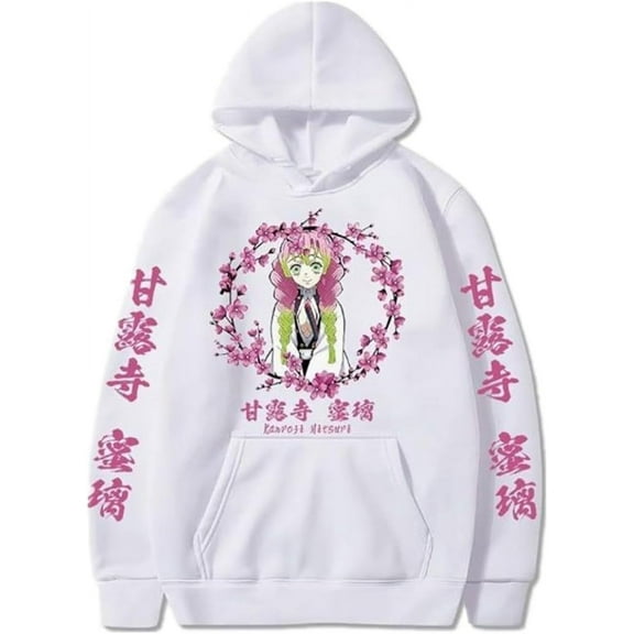 Kanroji Mitsuri Hoodie Printed Sweatshirt Unisex Spring Long Pullover