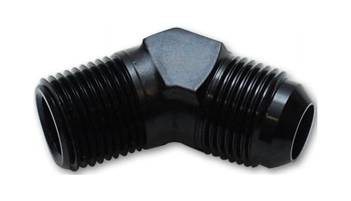 Vibrant Performance 10242 VIB10242 45 DEGREE ADAPTER FITTING (AN TO NPT); SIZE: -6 AN X 1/4IN NPT