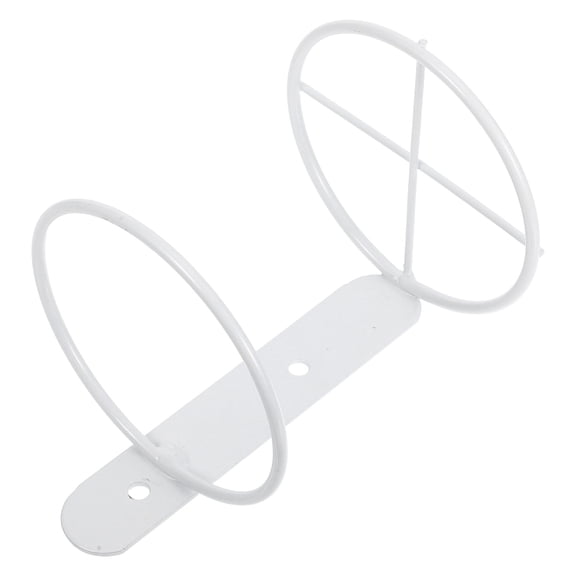 LEORX Wine Display Holder White Metal 1Set With Modern Design