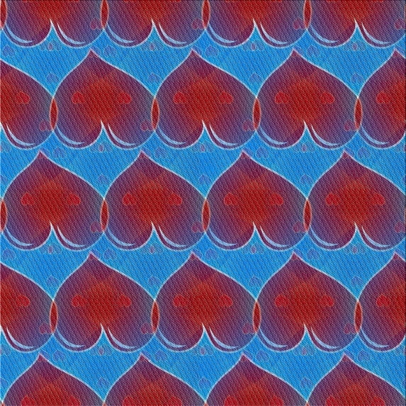 Ahgly Company Indoor Square Patterned Blue Novelty Area Rugs, 5' Square