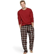 Men's Jersey Crew Flannel Sleep Set