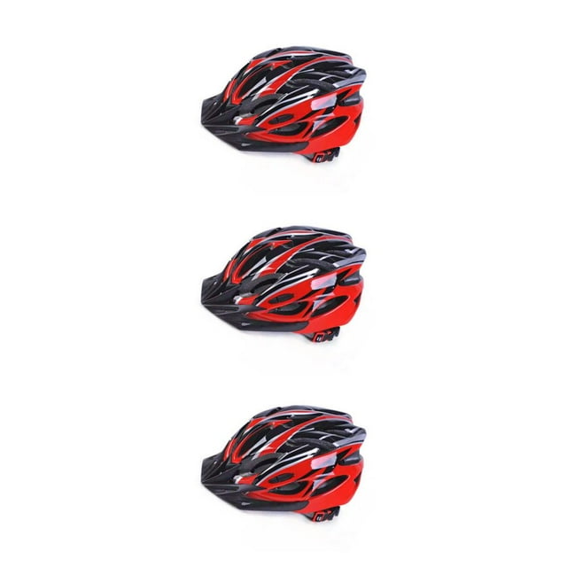 kurtrusly Résistant aux Impacts Cycle - Maille à Taille Ajustable pour Respirabilité Légère Hommes Résistance aux Impacts Creux Noir Rouge Ensemble de 3