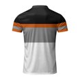 thumbnail image 4 of LRGSHF Polo Shirts for Men Stripes Short Sleeve Tops Summer Comfortable Slim Fit Pullover Basic Lightweight Breathable Golf Shirt, 4 of 4