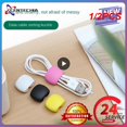thumbnail image 2 of Cable Winder Fashion Simple Round Clip Charge Cable Protectors Wire Organizer Buckle Wire Cord Lead For Desktop Cable Fixed Cable Winder C 1pc, 2 of 6