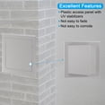 thumbnail image 3 of Unique Bargains 5x5 inch(120x120mm) Self-Adhesive Access Panel, ABS Plumbing Access Doors Easy Wall Hole Cover, Grey, 3 of 6