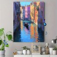 thumbnail image 4 of Qisvanset 12x16 Inch Lavender Field Sunset Oil Painting Canvas Print Wall Art, 4 of 5