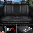 thumbnail image 4 of Fit for Ford Escape 2019 Seat Cover, Black and Gray Car Seat Covers, Faux Leather 5 Piece Full Set Waterproof Suitable for All Seasons, Protect Car Seats, 4 of 7