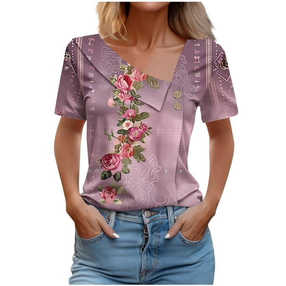 My Items Cute Summer Tops for Women 2025 Trendy Womens Blouses And Tops Casual Short Sleeve Button Down Shirts for Women Plus Women Workout Tops With Built In Bra My Orders Past Orders Orders