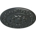 thumbnail image 3 of Ekena Millwork 27 3/4"OD x 2"P Sydney Ceiling Medallion (Fits Canopies up to 5 3/4"), Hand-Painted Pewter, 3 of 6