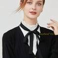 thumbnail image 5 of LoudSung False Collar Detachable Half Shirt Blouse Fake Collar Lacing Denim Dickey Collar Elegant Design for Women Girls, 5 of 7