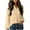 Khaki Tops for Women, variant on Olyvenn Stylish Womens Tops Dressy Casual Lantern Long Sleeve Shirts Spring Outfits Textured Business Blouses V Neck Button Down Shirts Brown 8