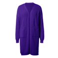 thumbnail image 3 of Uobin Women Oversized Long Knit Cardigan, Open Front Sweater Coat Loose Casual Pocket Outerwear for Fall Winter, 3 of 5