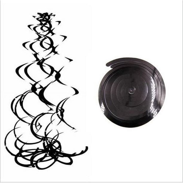 uds. Colgantes de PVC en espiral para fiesta, guirnalda colgante dispuesta