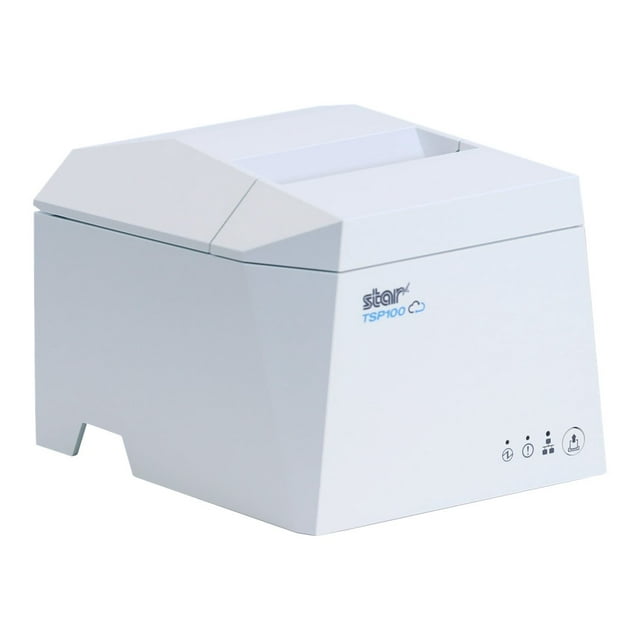 Star TSP 143IVUE - Receipt printer - two-color (monochrome) - direct thermal - - 203 dpi - up to 590.6 inch/min - USB, LAN, USB-C - cutter - white