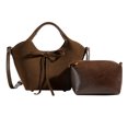 thumbnail image 3 of Bolso Bandolera para Mujer Con Correa Ajustable Cuero PU (marrón), 3 of 8