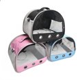 thumbnail image 3 of Portable Pet Carrier Bag With Transparent Window Outdoor Hang Bag for Rabbit Hamster Chinchilla Hedgehog, 3 of 9