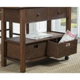 thumbnail image 7 of Convenient Wooden Kitchen Cart With Storage Drawers Brown - Saltoro Sherpi, 7 of 7