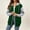 Green, variant on Hueoook Zip Up Hooded Sweatshirt Women Sweatshirts Trendy and Winter Zipper Long Sleeve Sweatshirt Mid Length Coat with Pockets Black 2X