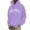 Purple, variant on Men's Los Angeles City Letter Print Hoodie Sweatshirt Long Sleeve Crewneck Casual Pullover Tops