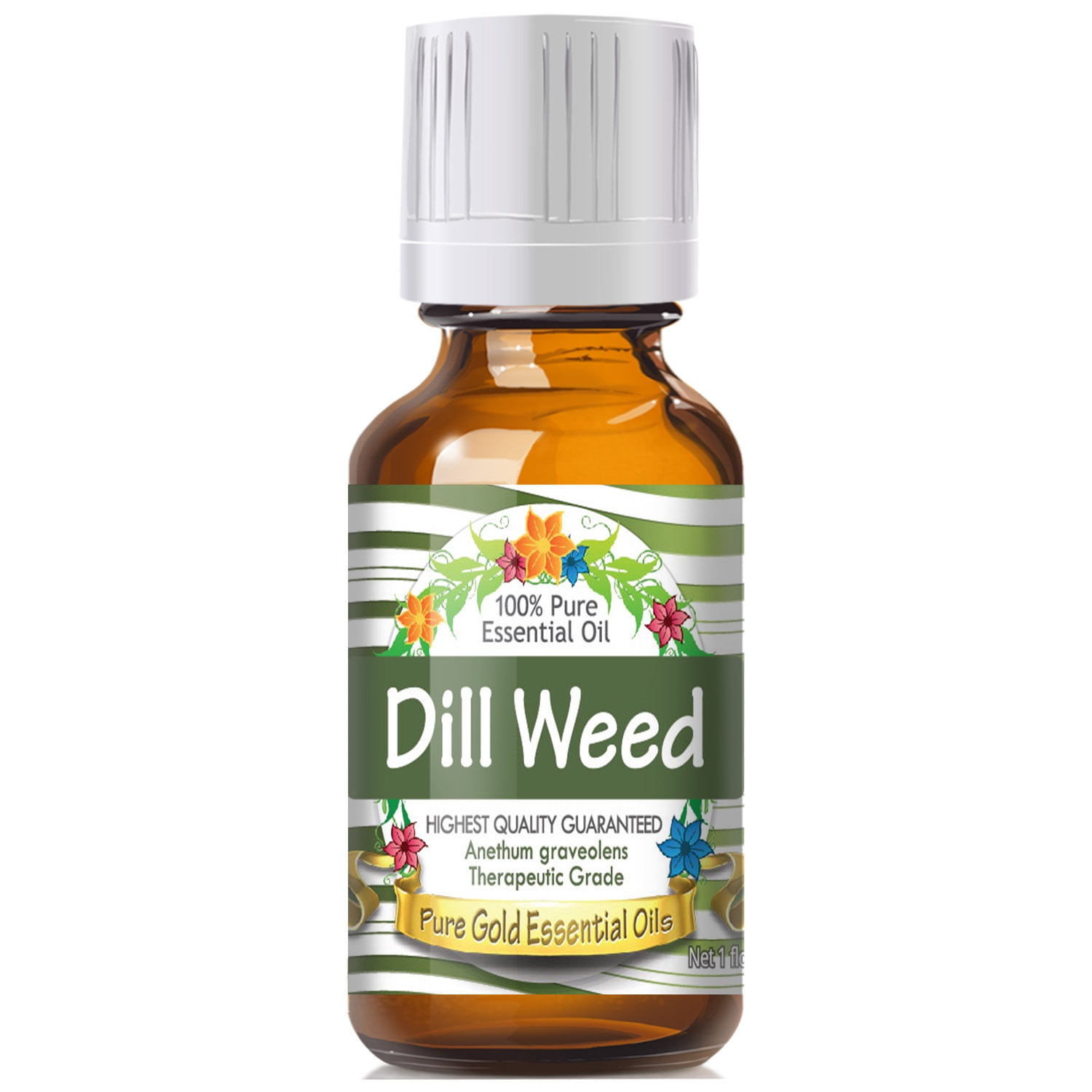 Pure Gold Dill Weed Essential Oil, 100 Natural & Undiluted, 30ml