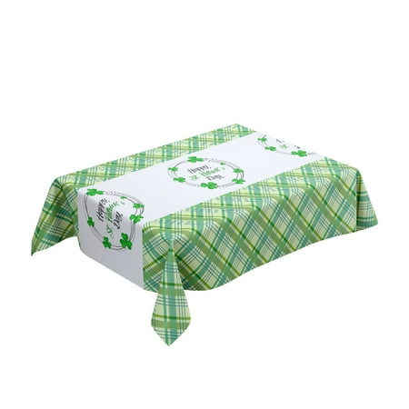 

Green Shamrocks-Table Cloth St Patrick S Day Tablecloth Shamrock-Spring