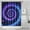 Blue Purple Tie, variant on Colorful Tie Dye Mandala Pattern Shower Curtain 72"x84" ,Bathroom Decorative Shower Curtains Set with 12 Hooks,Modern Waterproof Washable Shower Curtain