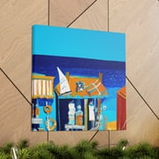 Beach Shops Dreaming - Canvas