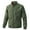 Army Green, variant on Men's Fashion Casual Solid Color Zipper Pockets Long Sleeve Hoodless Casual Outwear Zip-up Jacket On Clearance