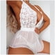 thumbnail image 2 of Camisón sexy con bordado de flores de encaje con honda para mujer Lencería sexy Fridja nalpqowj18271, 2 of 9