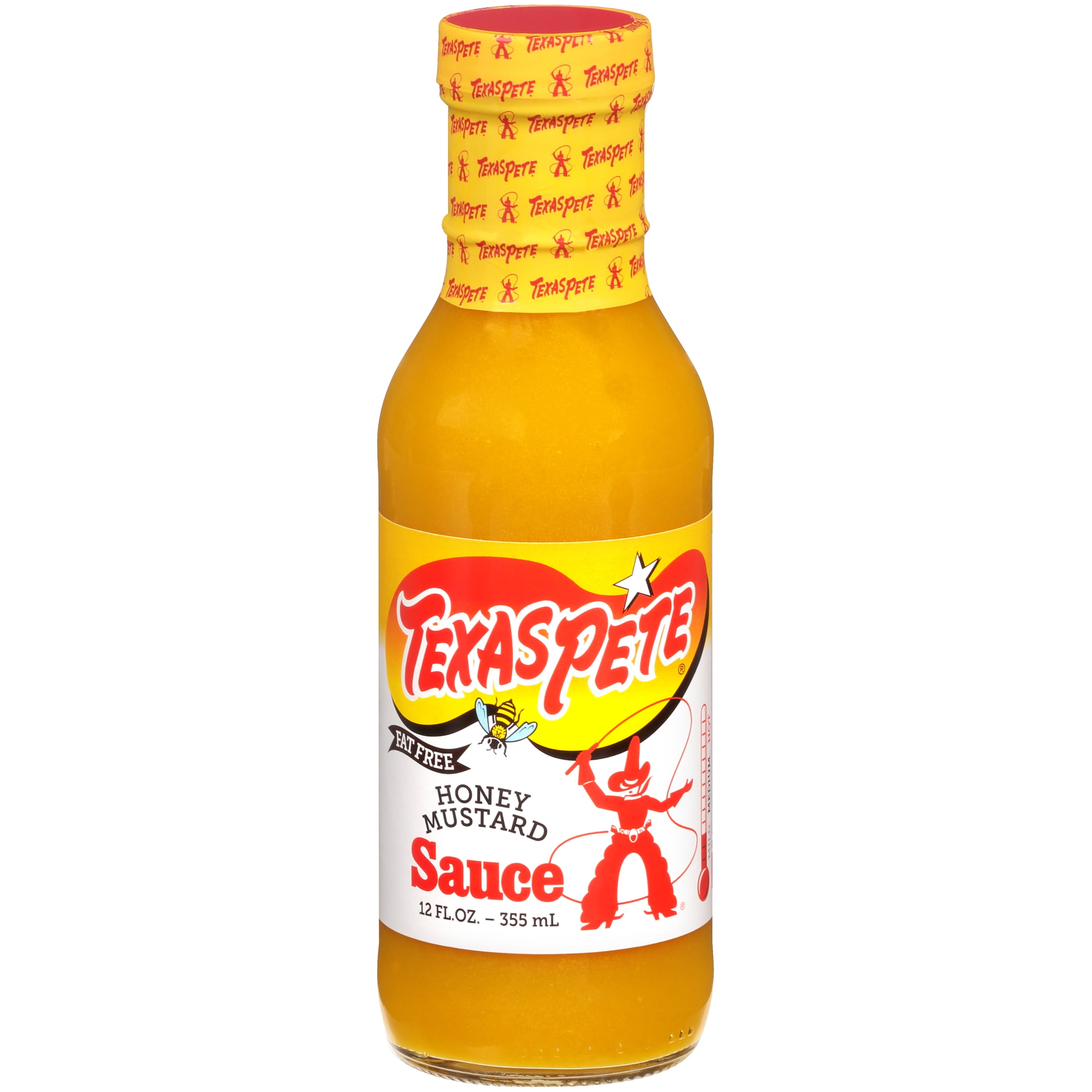 (4 pack) Texas Pete Honey Mustard Sauce, 12 fl oz