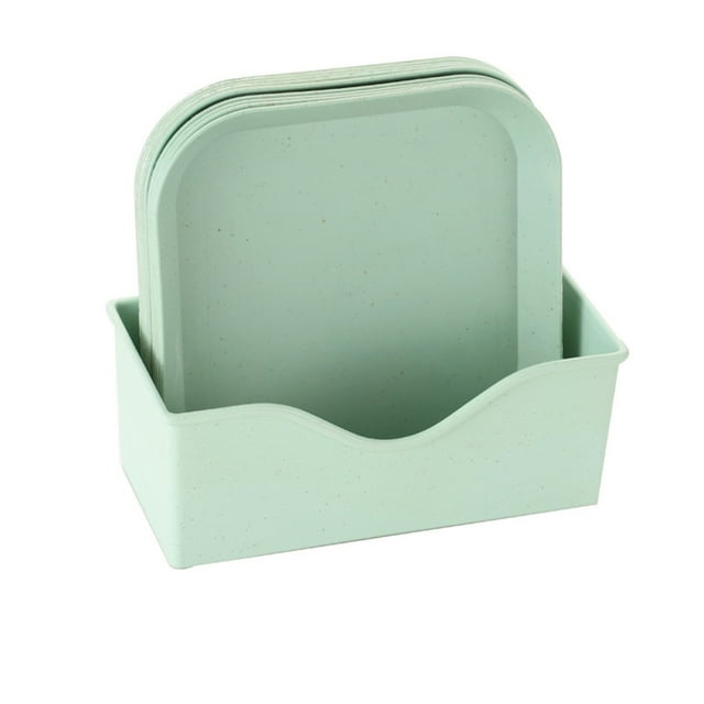 Fruit Plate Tray Multipurpose Salad Dish Eco Friendly Kitchen Dinner Plate For HouseholdGreen 8 Shallow Plate Base