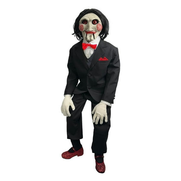 Trick or Treat Studios Saw Billy The Puppet Deluxe 42-Inch Long Prop with Sound and Motion, Posable Arms, Hands, and Legs