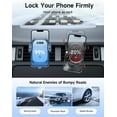 thumbnail image 5 of [2022 OVER-THE-TOP StabiIlity] Humixx Phone Mount for Car Vent Clip Universal Grey Car Phone Holder Mount Hands-Free Cell Phone Holder for Car Air Vent Clip for iPhone 13 Samsung Note ＆ All Phones, 5 of 9