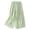 Green, variant on Women's Solid Color Linen Cotton Wide Leg Pants, Elastic Drawstring Waist Casual Loose Trousers, Breathable Summer Palazzo Pants for Women, High Waisted Beach Pants Black L