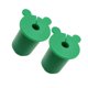 thumbnail image 1 of Bujes para alimentación de cables, 2 clips de pared de fácil instalación, kit de enrutamiento de cables, ojales para cables de red para orificios de Verde, 1 of 8