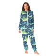 thumbnail image 2 of FORMRS Onesies Pajama for Adults Unisex Hoodie Winter Jumpsuit One Piece Sleepwear, Sizes S-2XL, Sharks Pattern, 2 of 7